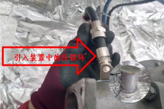 铠装电缆铠装层通过铠装引入装置中的压铠环与金属壳体始终接触