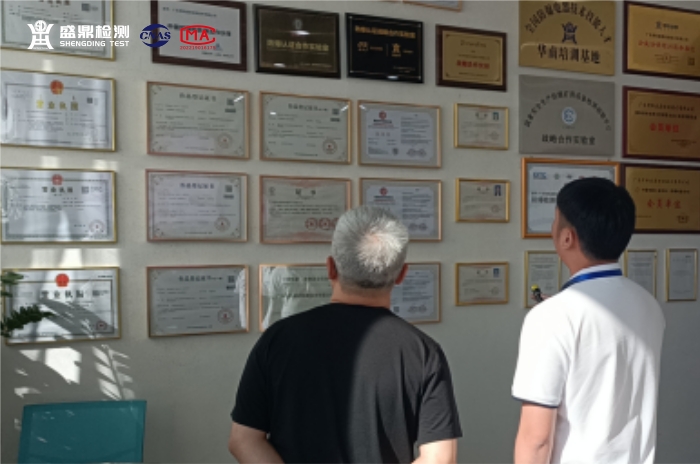 深圳市赛欧菲照明科技有限公司负责人参观湾际盛鼎公司